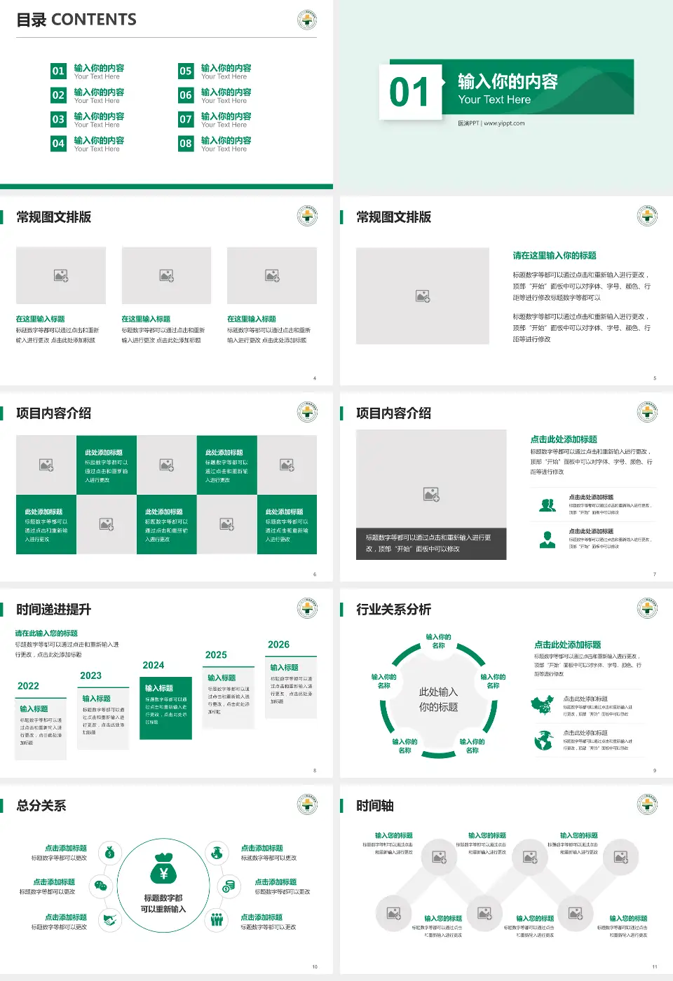 厦门海沧医院财务与预算报告PPT模板16:9格式幻灯片预览图2