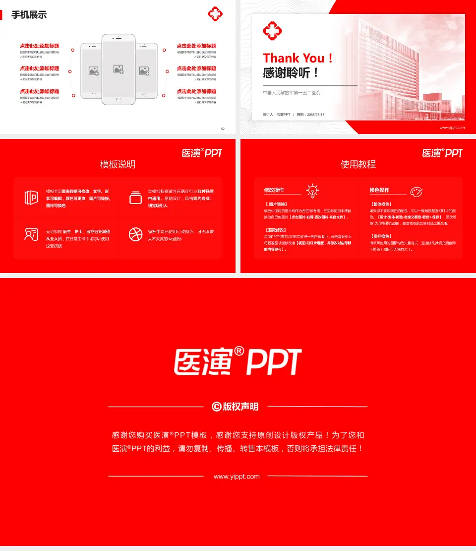 中国人民解放军第一五二医院医院管理报告PPT模板16:9格式幻灯片预览图7