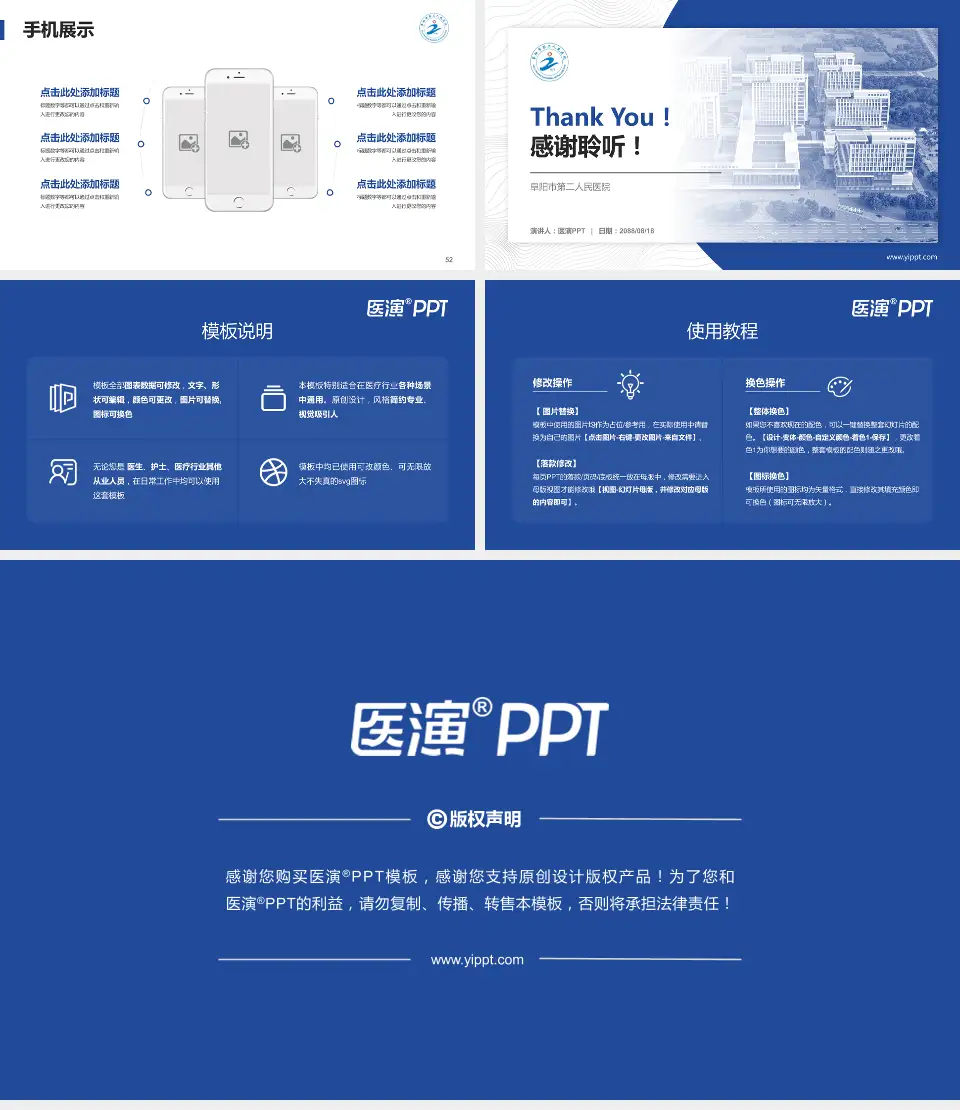 阜阳市第二人民医院医院管理报告PPT模板16:9格式幻灯片预览图7