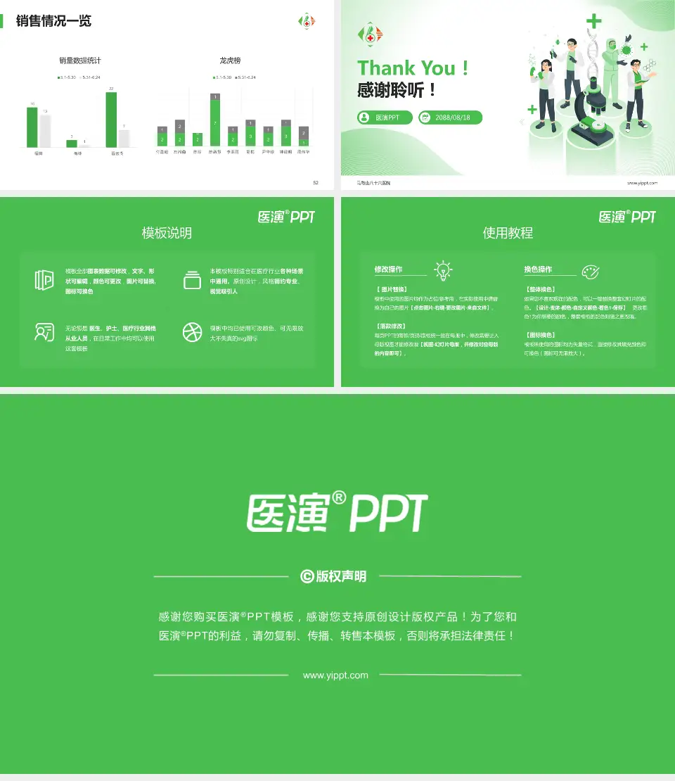 马鞍山八十六医院品管圈PDCA演示专用PPT模板16:9格式幻灯片预览图7