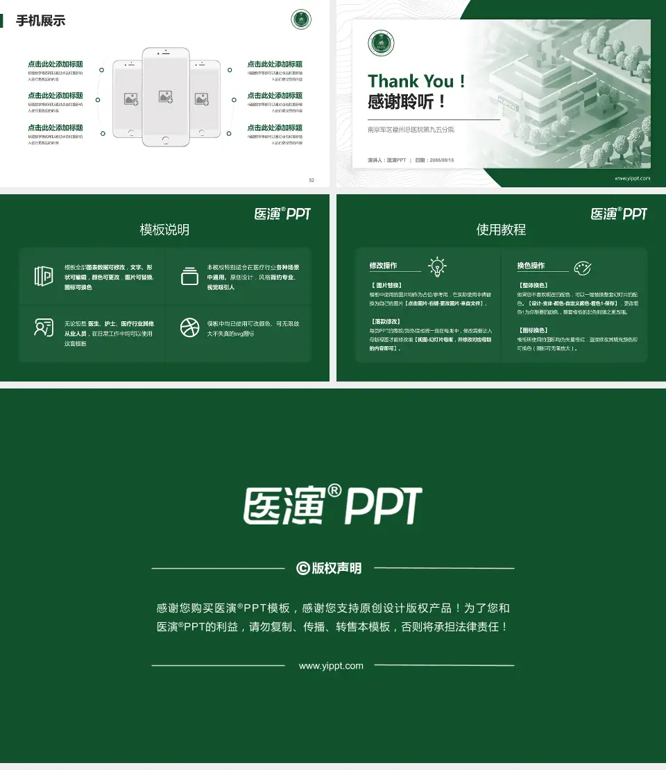 南京军区福州总医院第九五分院医院管理报告PPT模板16:9格式幻灯片预览图7