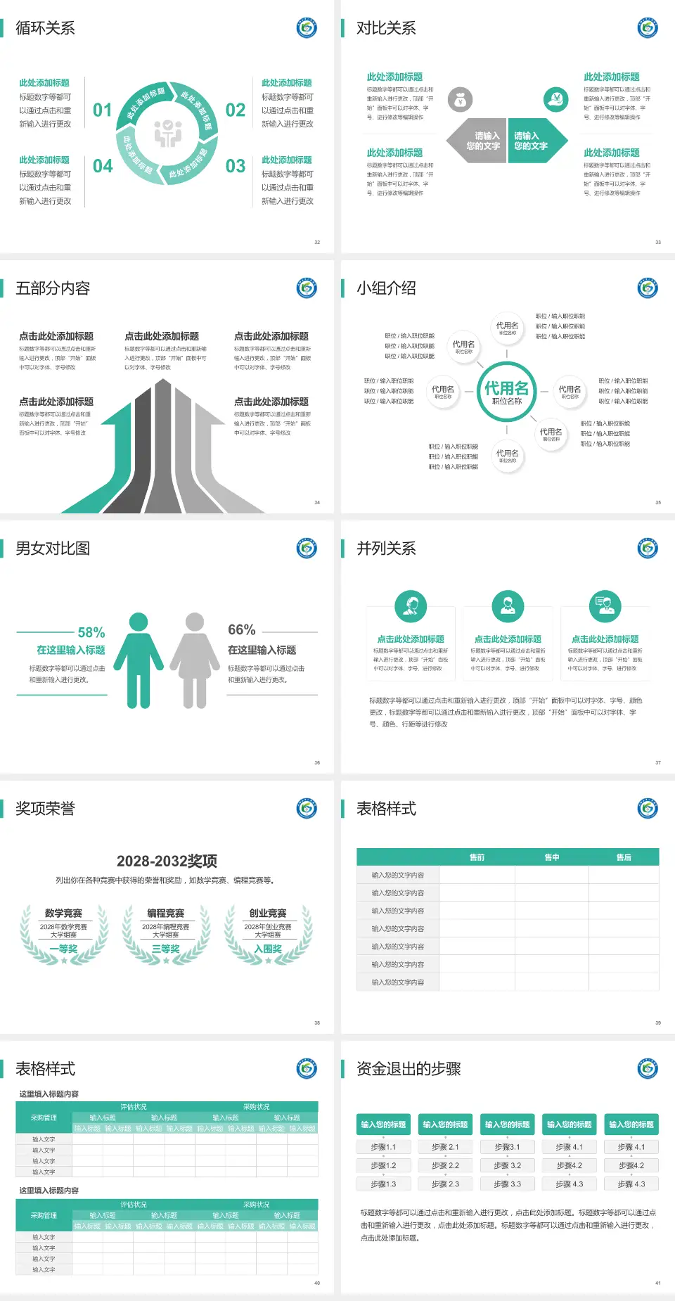 马鞍山市人民医院医院简介/日常通用PPT模板4:3格式幻灯片预览图5