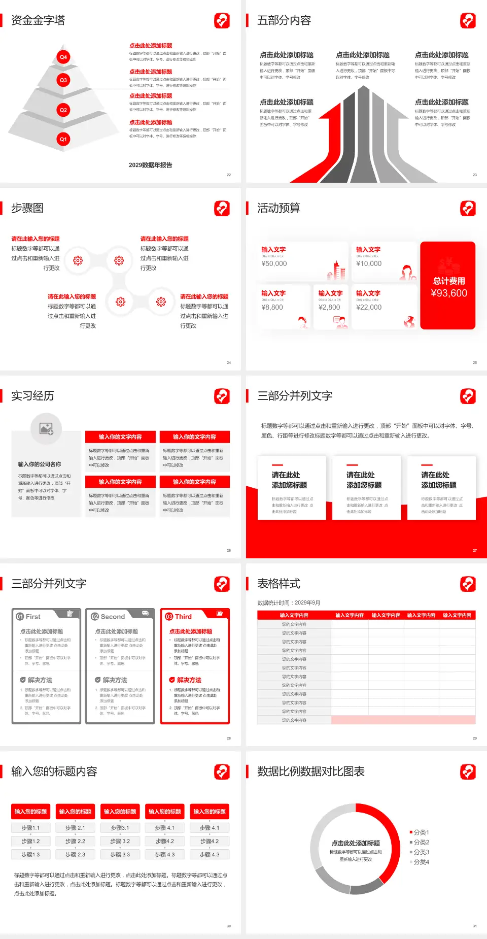 泉州市儿童医院会议与研讨会PPT模板4:3格式幻灯片预览图4