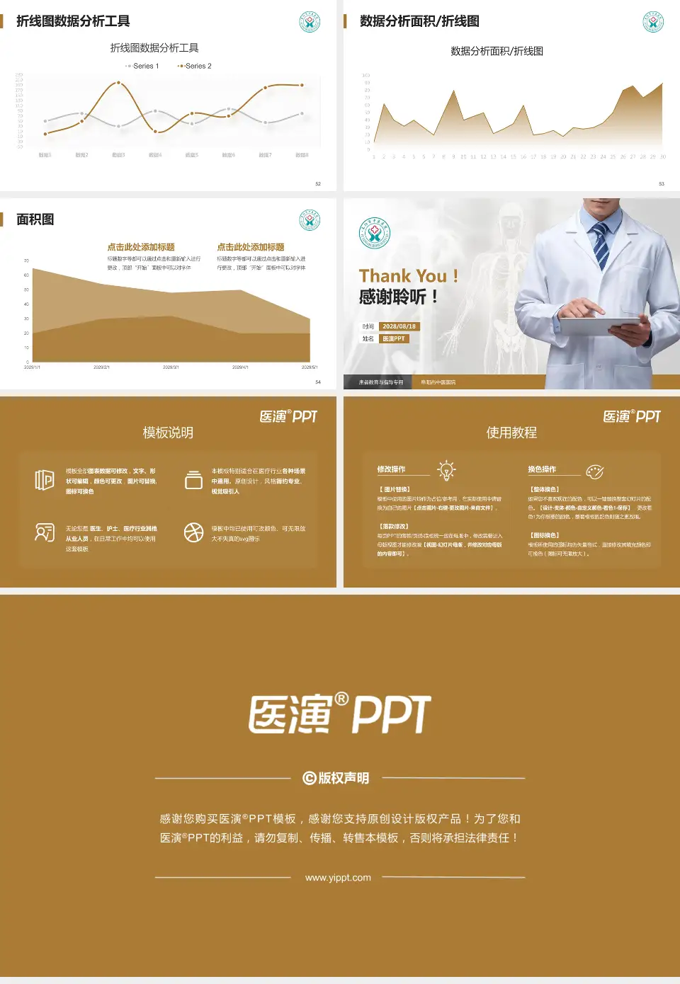 阜阳市中医医院患者教育与指导PPT模板16:9格式幻灯片预览图7