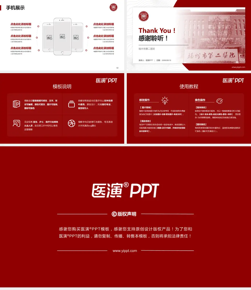福州市第二医院医院管理报告PPT模板16:9格式幻灯片预览图7