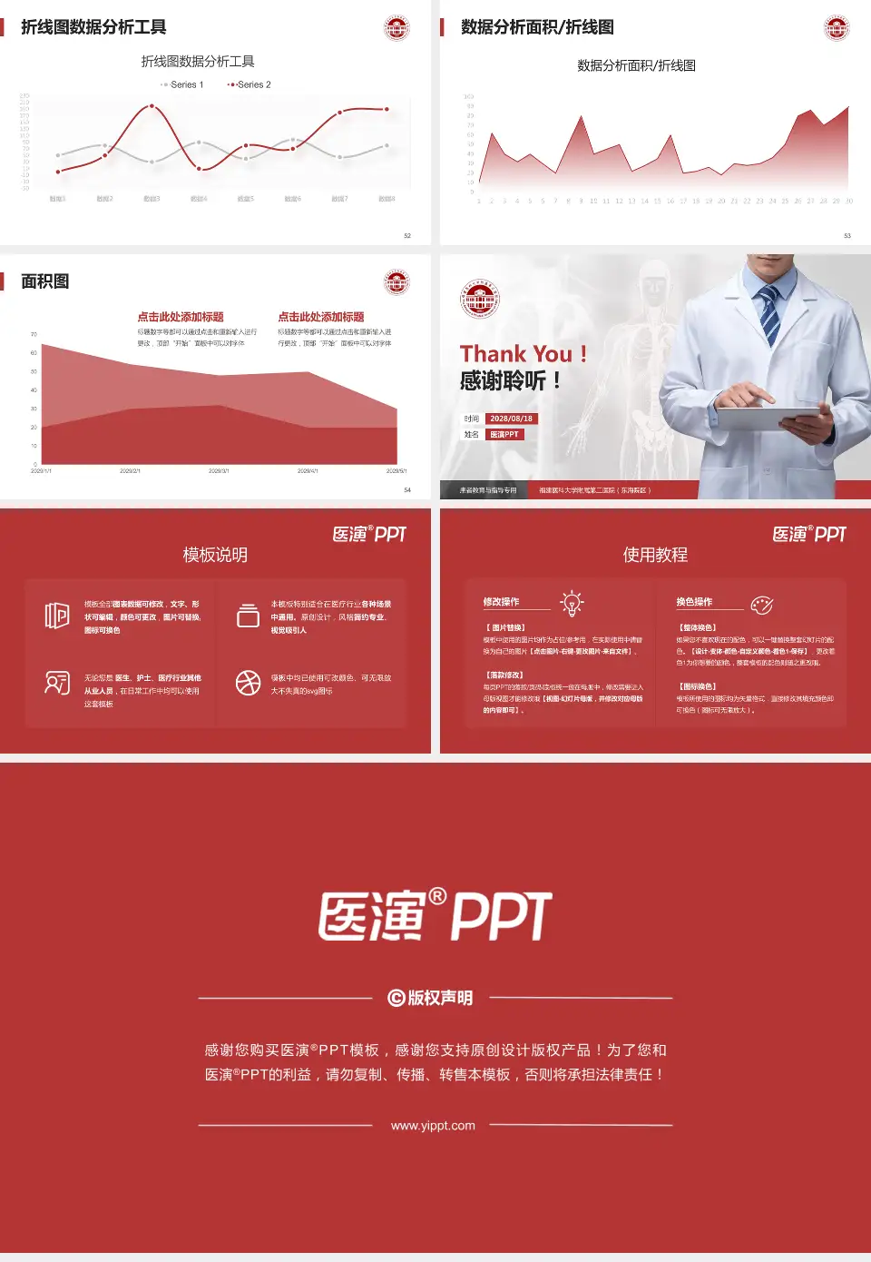 福建医科大学附属第二医院（东海院区）患者教育与指导PPT模板16:9格式幻灯片预览图7