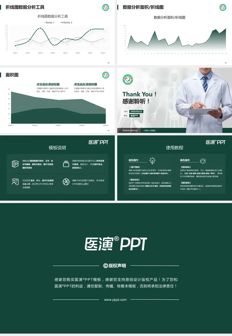 宁德市人民医院患者教育与指导PPT模板16:9格式幻灯片预览图7