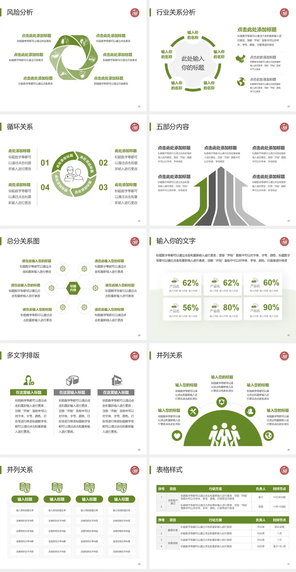 三明市第二医院科室介绍与推广PPT模板4:3格式幻灯片预览图4