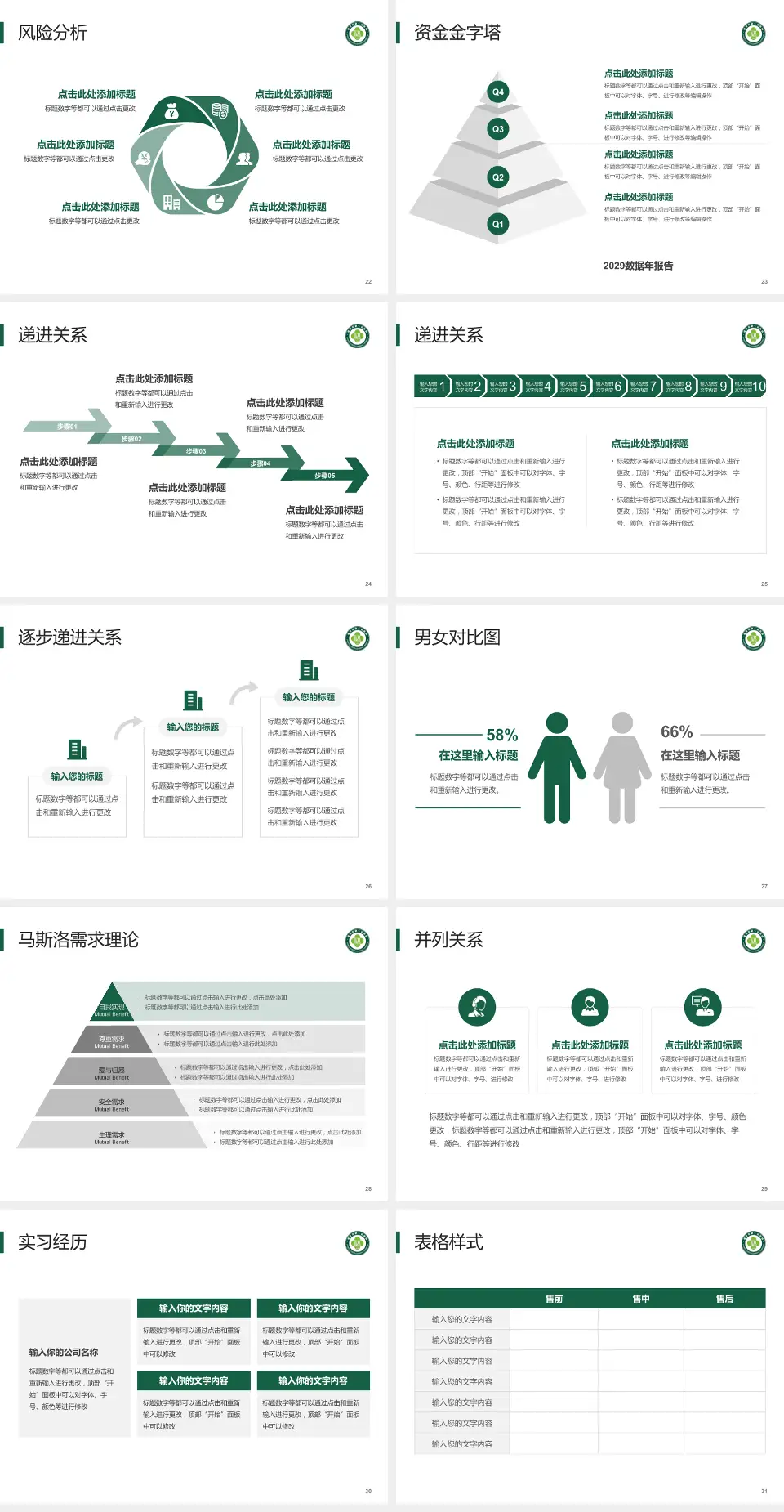 福州市第一医院项目申请与汇报PPT模板4:3格式幻灯片预览图4