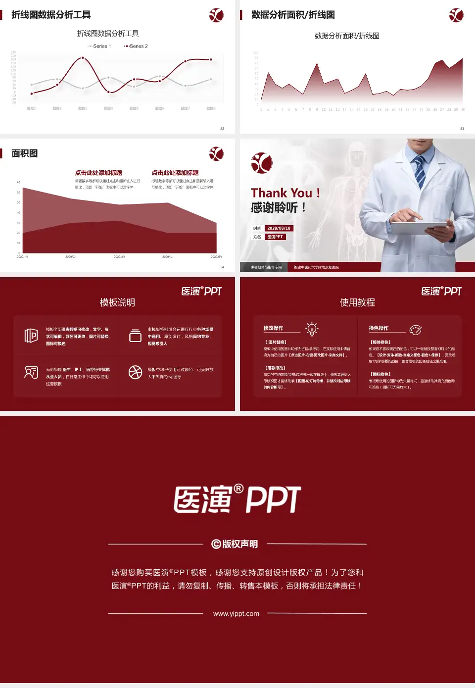 福建中医药大学附属康复医院患者教育与指导PPT模板16:9格式幻灯片预览图7