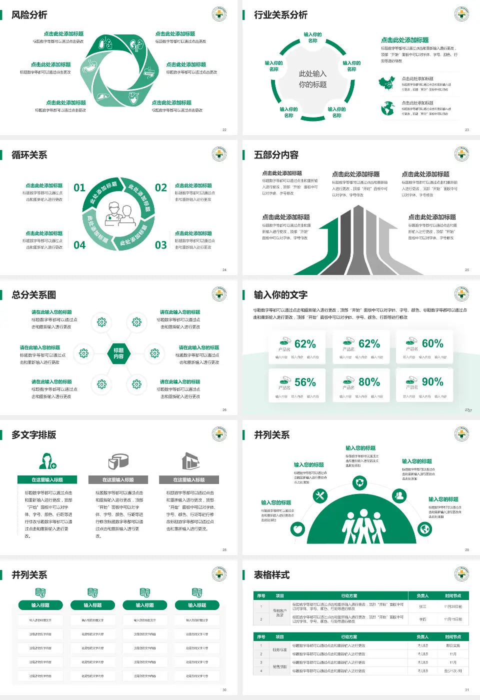 厦门海沧医院科室介绍与推广PPT模板16:9格式幻灯片预览图4