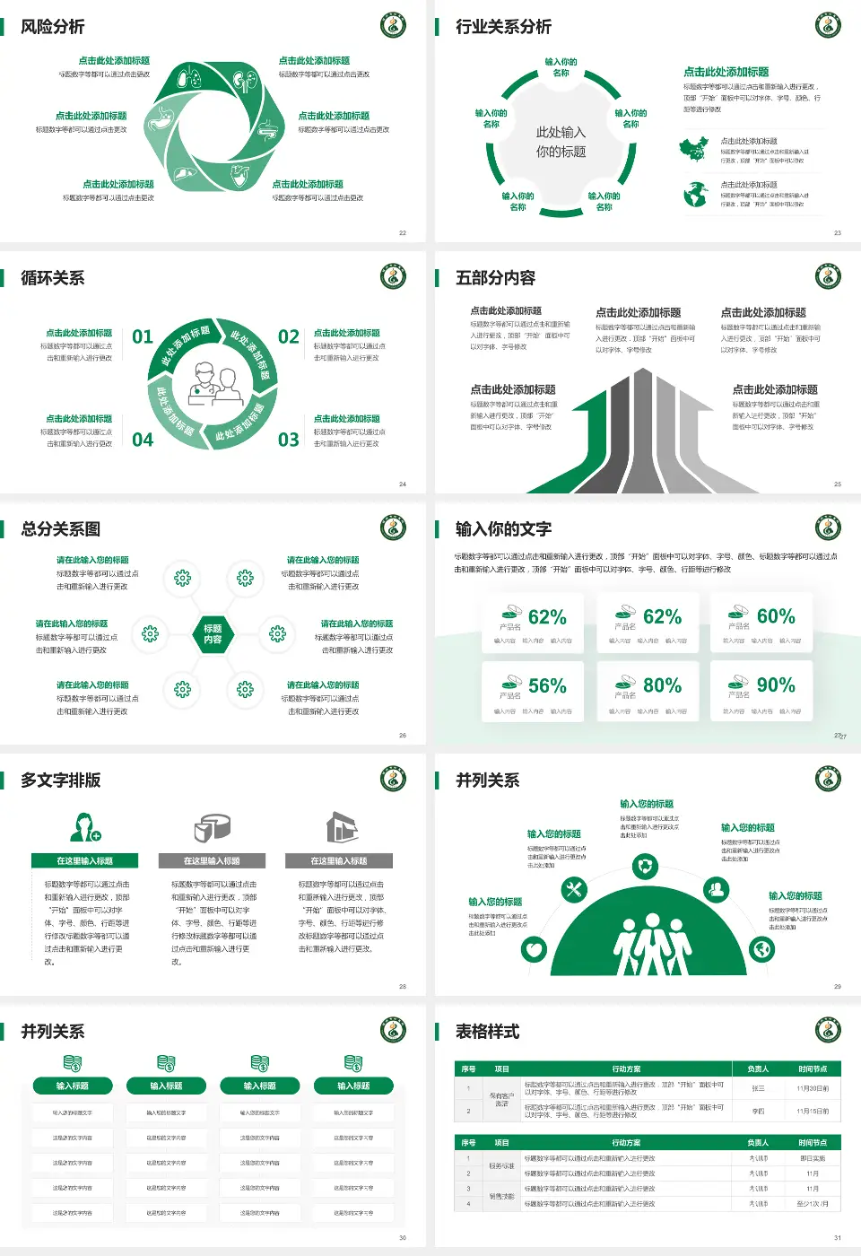 福州市中医院科室介绍与推广PPT模板16:9格式幻灯片预览图4