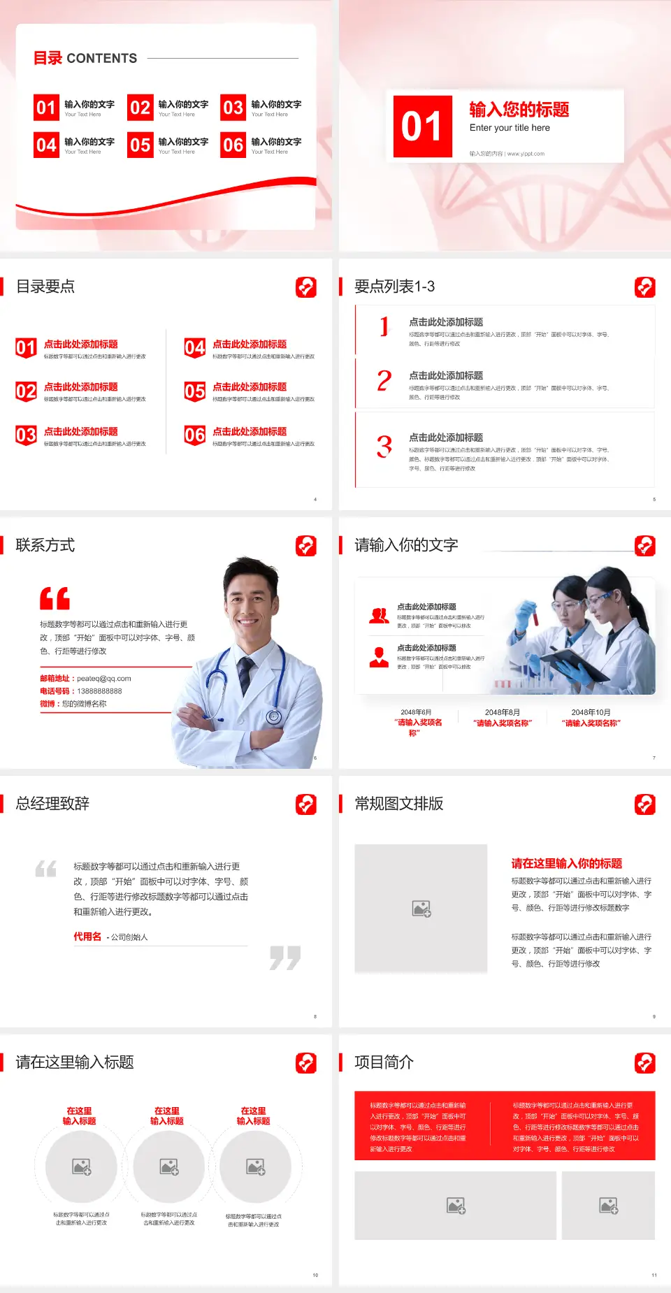 洛江区妇幼保健所项目申请与汇报PPT模板4:3格式幻灯片预览图2