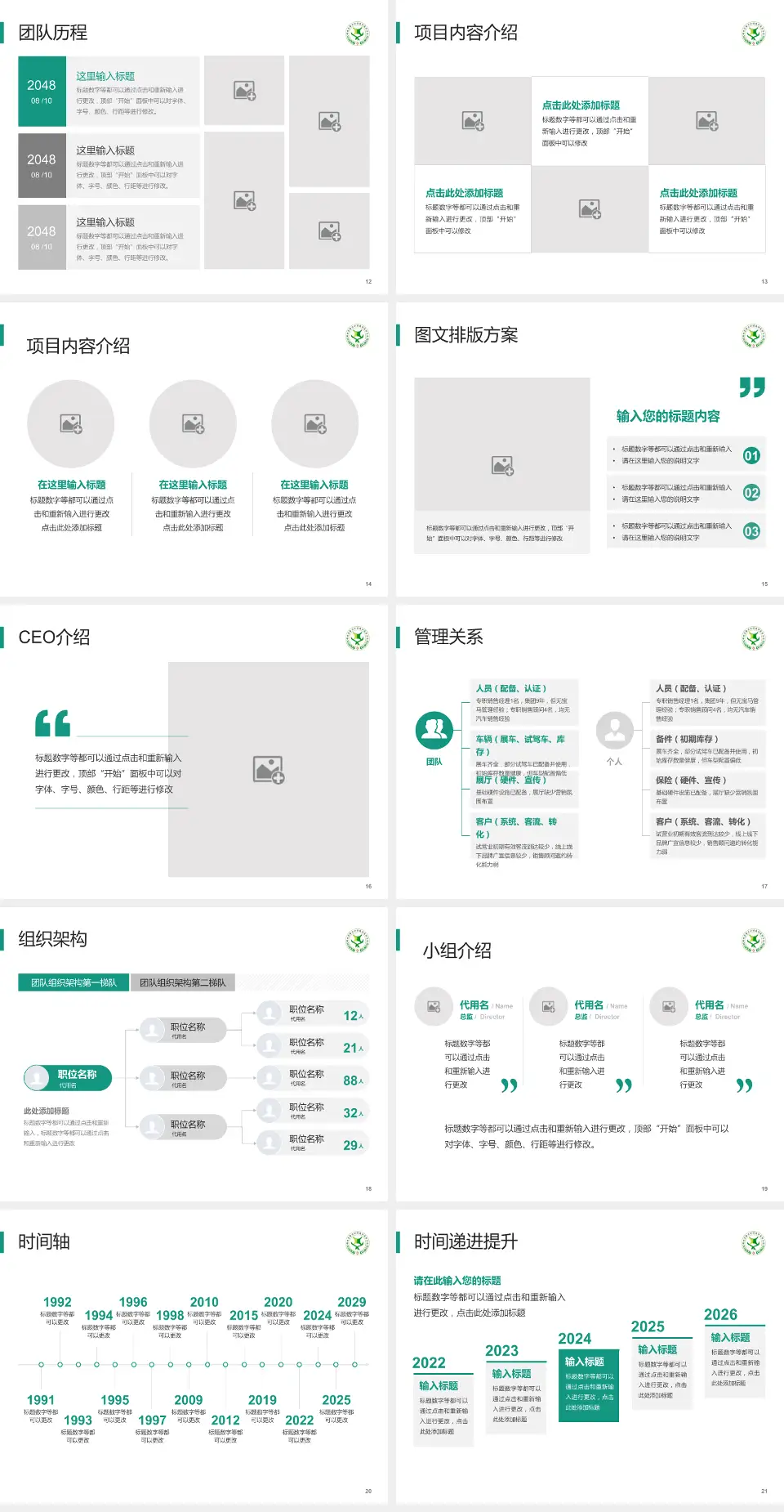 福州神经精神病防治院医院管理报告PPT模板4:3格式幻灯片预览图3