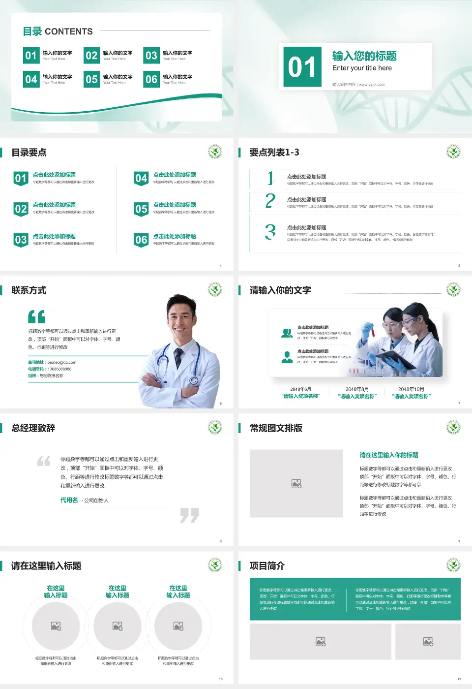 福州神经精神病防治院项目申请与汇报PPT模板16:9格式幻灯片预览图2