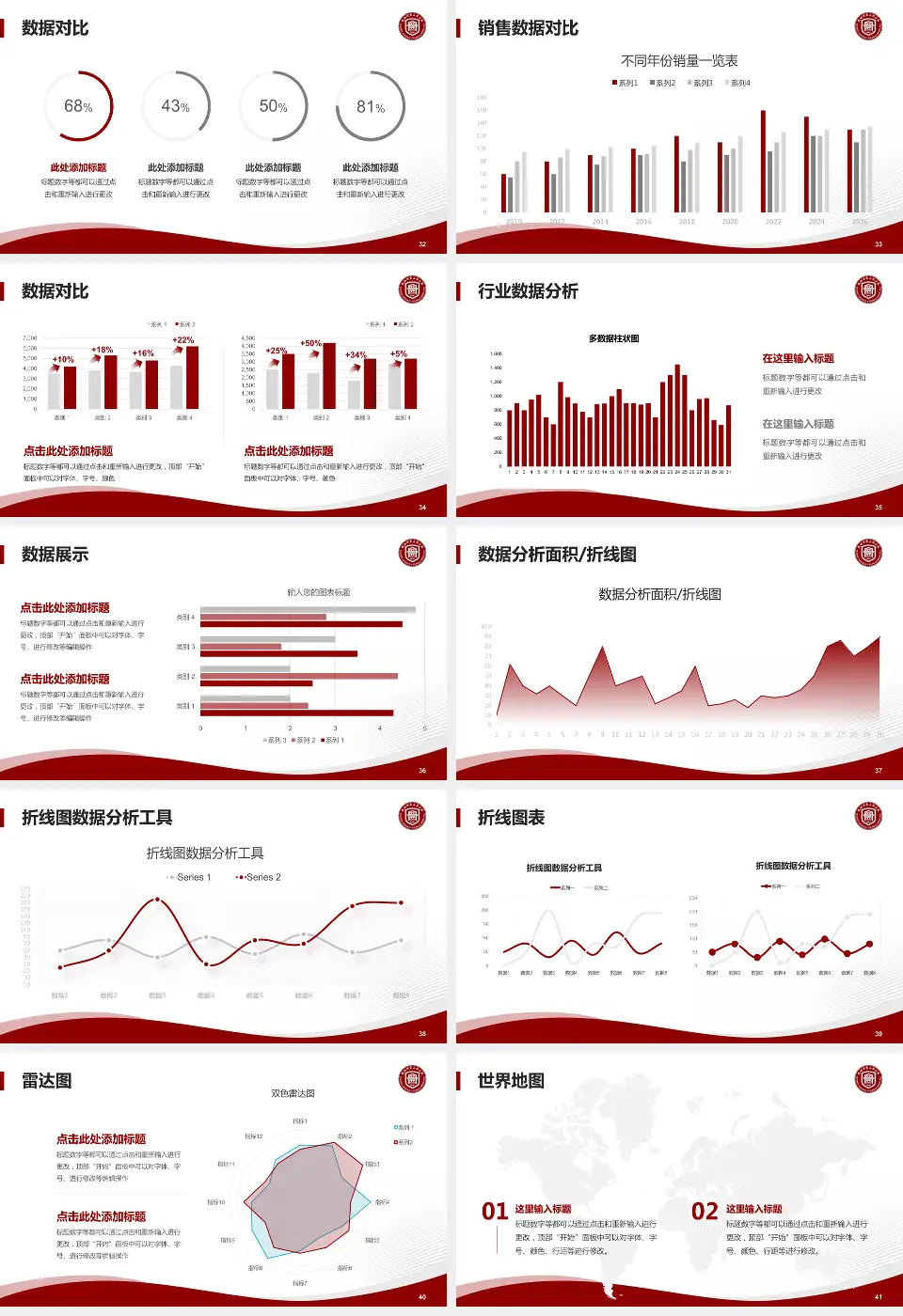 福州市第二医院会议与研讨会PPT模板16:9格式幻灯片预览图5