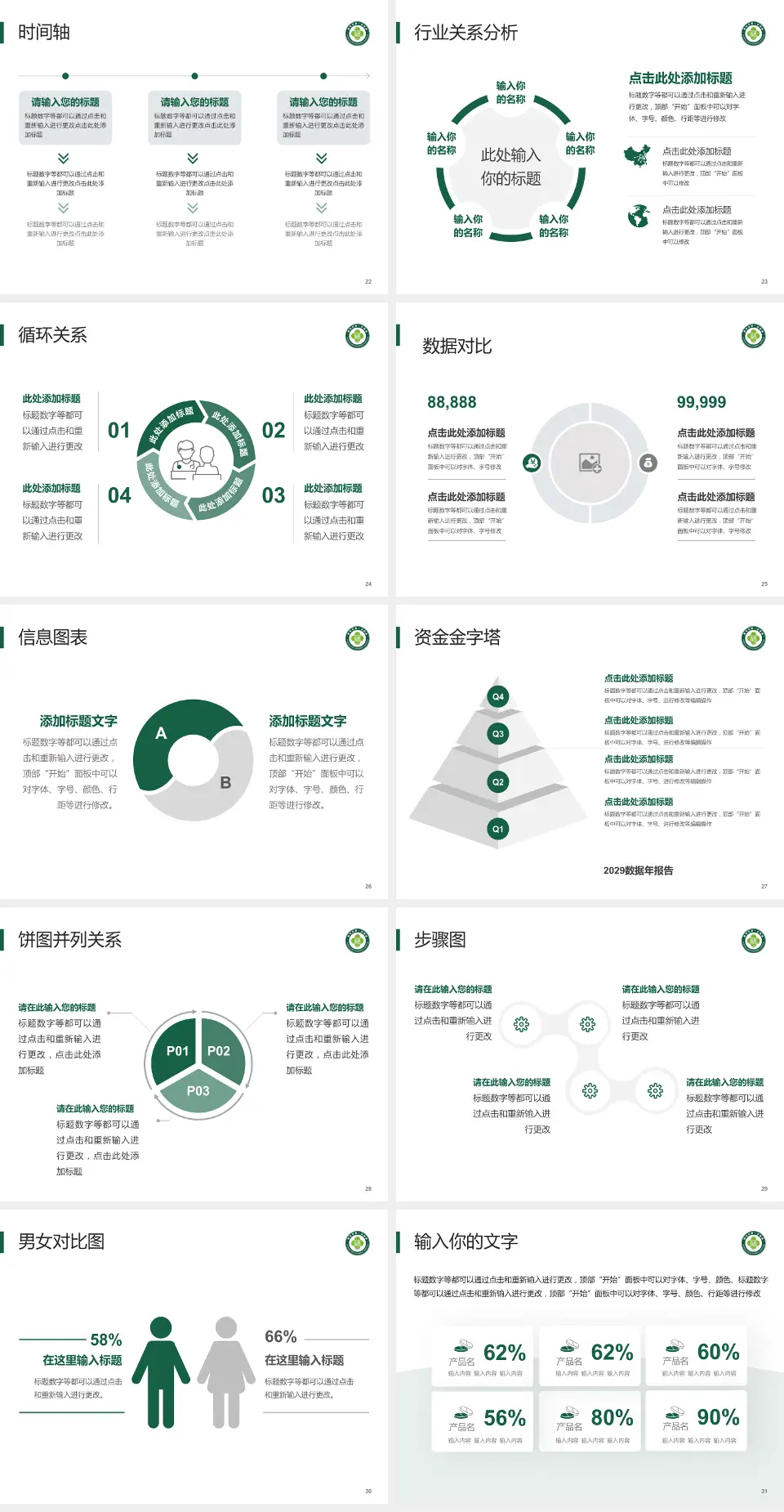 福州市第一医院仓山院区医院管理报告PPT模板4:3格式幻灯片预览图4