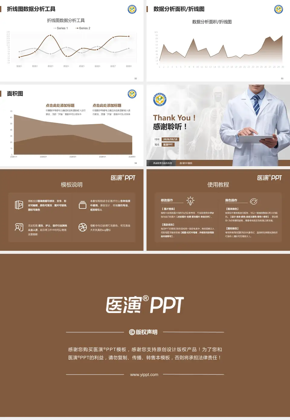 漳州市中医院患者教育与指导PPT模板16:9格式幻灯片预览图7