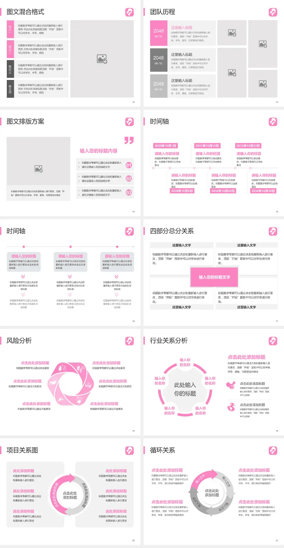 马鞍山市妇幼保健院项目申请与汇报PPT模板4:3格式幻灯片预览图3