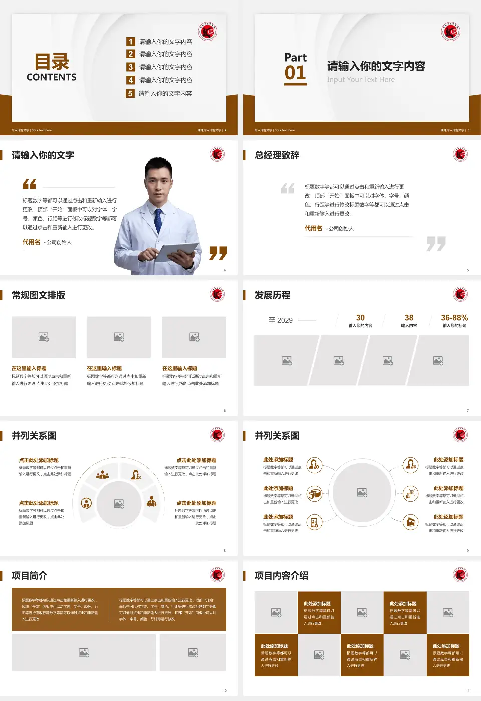 泉州市正骨医院医院管理报告PPT模板16:9格式幻灯片预览图2