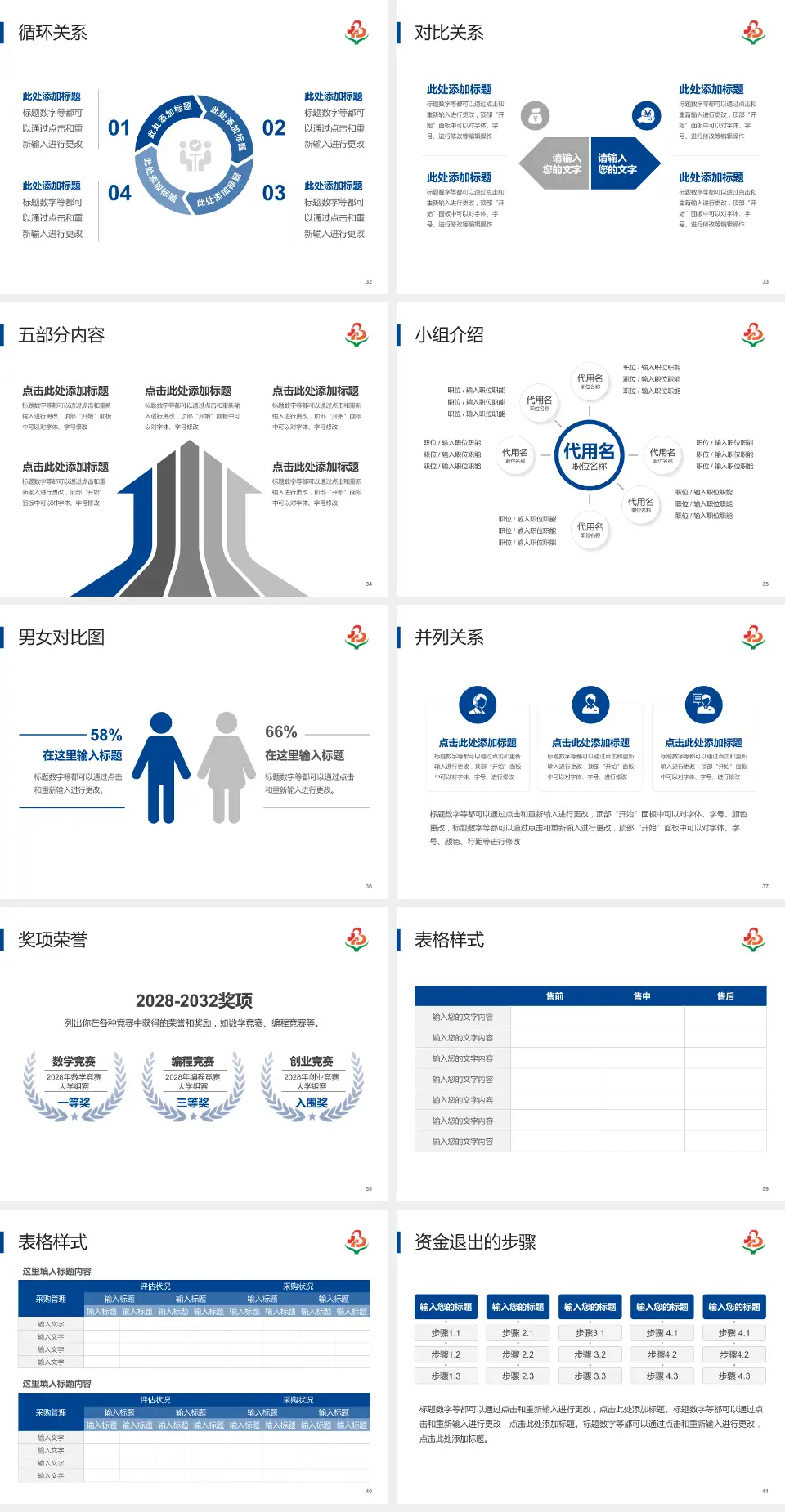亳州市人民医院医院简介/日常通用PPT模板4:3格式幻灯片预览图5