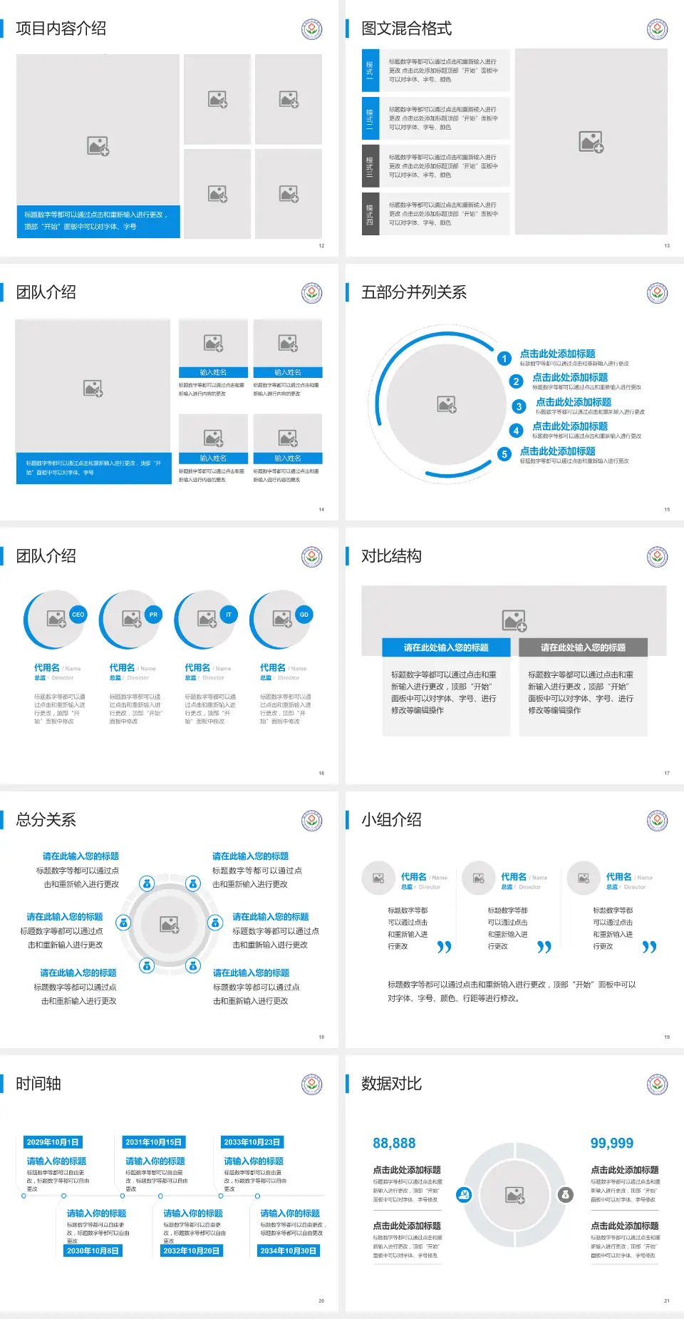 淮北矿工总医院集团医疗知识普及PPT模板4:3格式幻灯片预览图3