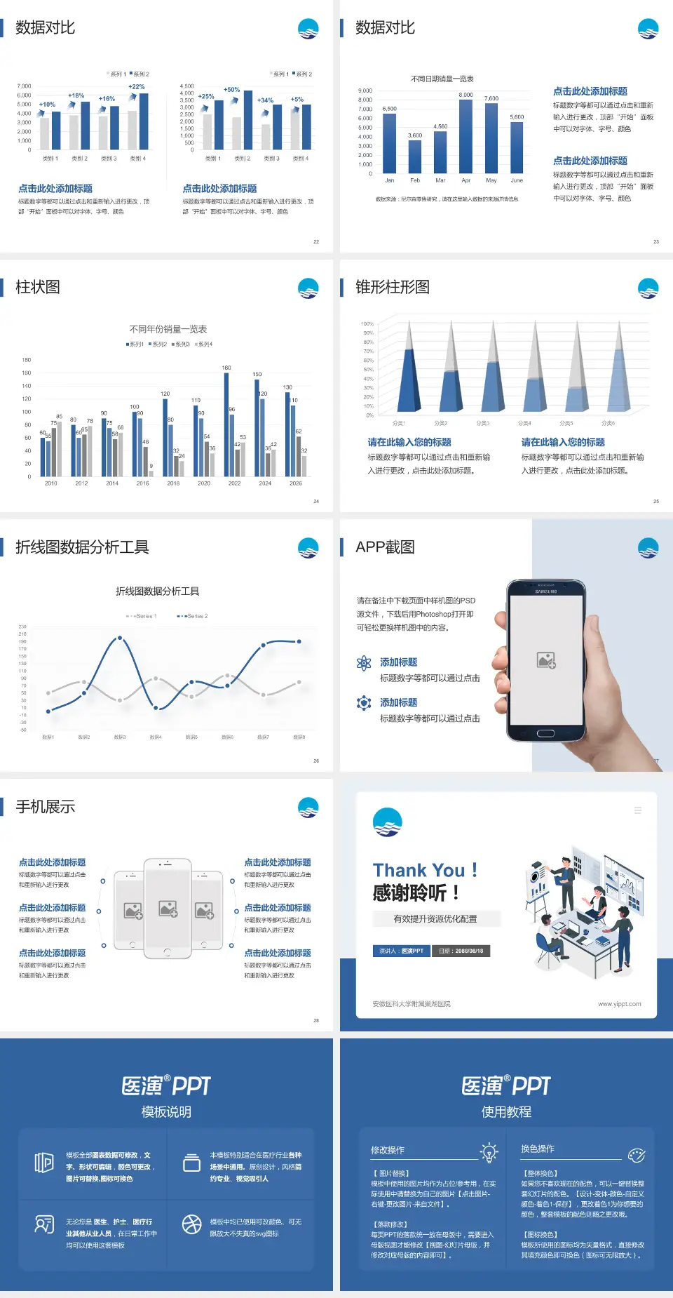 安徽医科大学附属巢湖医院财务与预算报告PPT模板4:3格式幻灯片预览图4