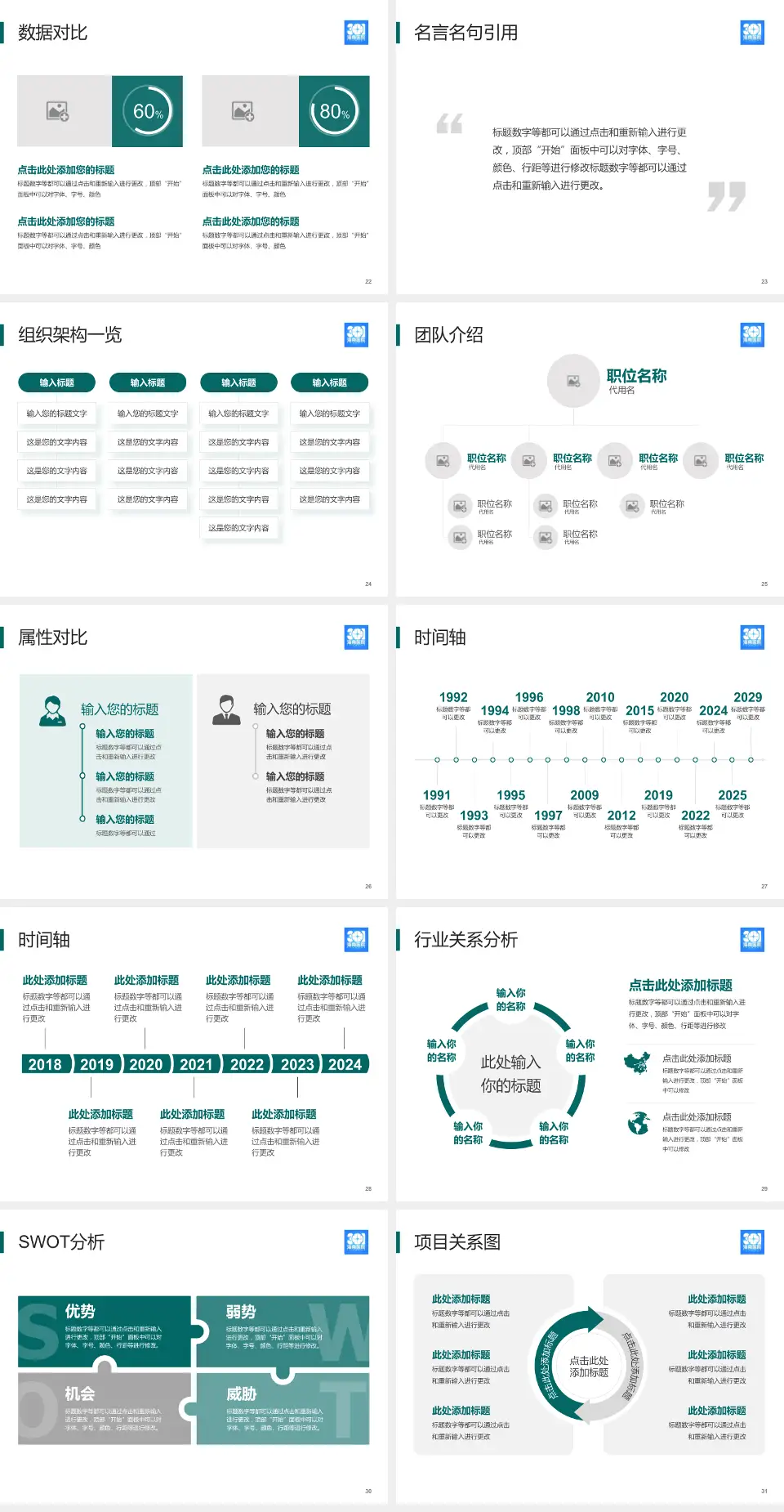 解放军总医院海南医院医院简介/日常通用PPT模板4:3格式幻灯片预览图4