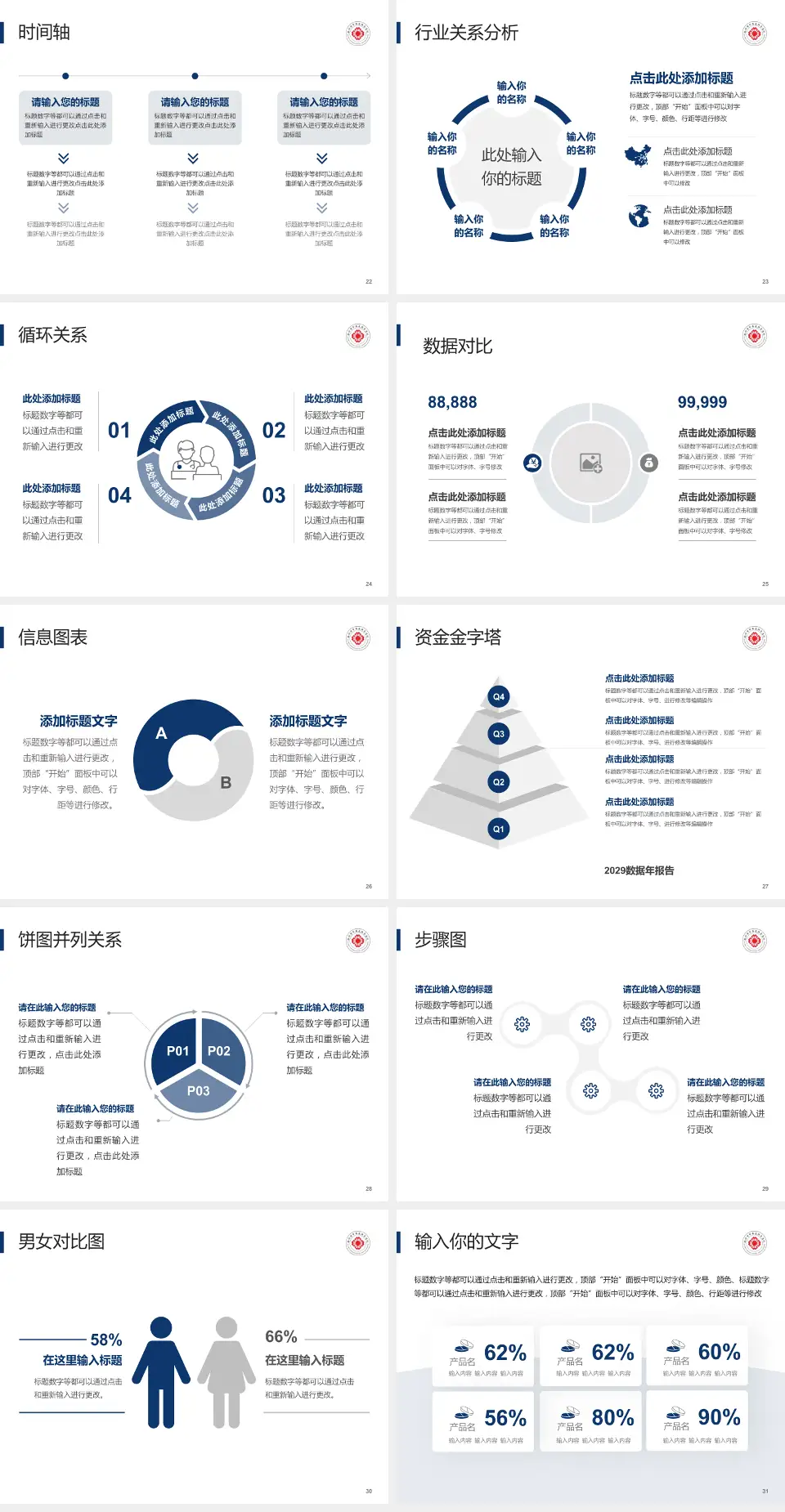 滁州市中西医结合医院医院管理报告PPT模板4:3格式幻灯片预览图4