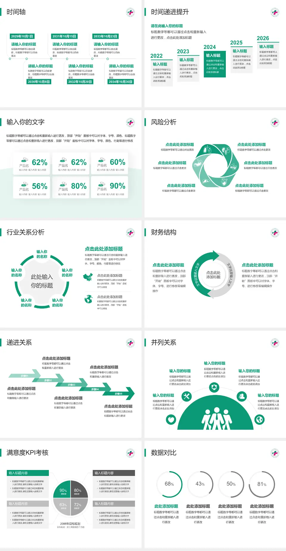 太和县人民医院病例分享与讨论PPT模板4:3格式幻灯片预览图3