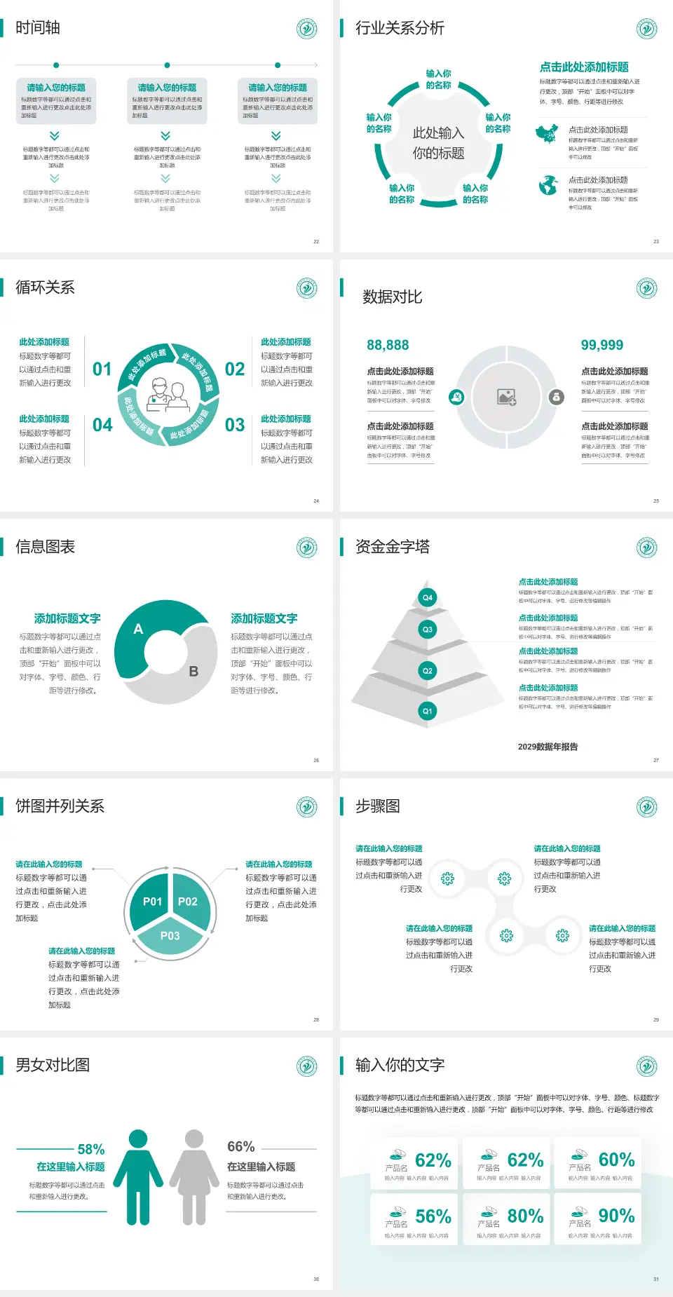 合肥市第二人民医院和平路院区医院管理报告PPT模板4:3格式幻灯片预览图4