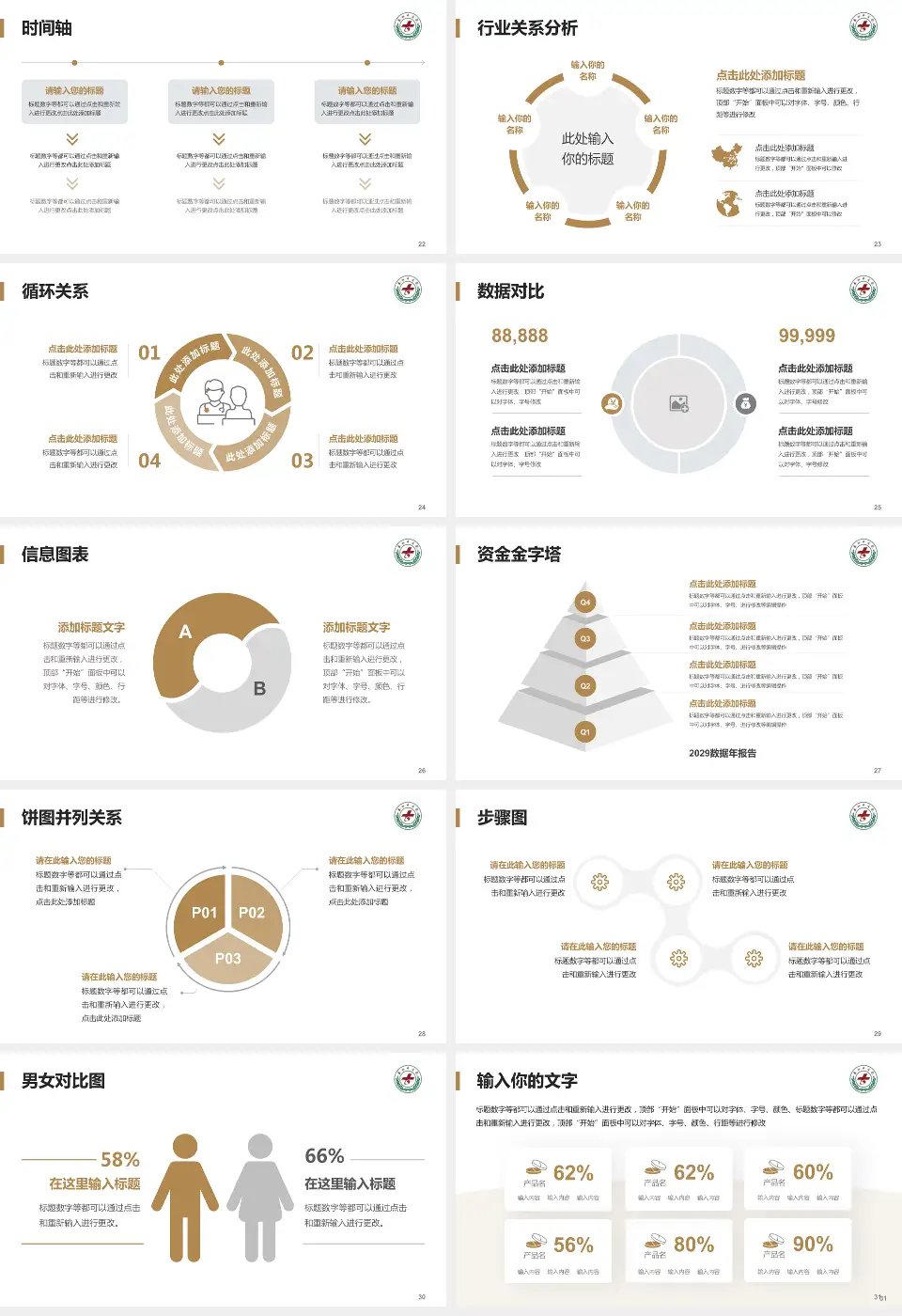 太和县中医院医院管理报告PPT模板16:9格式幻灯片预览图4