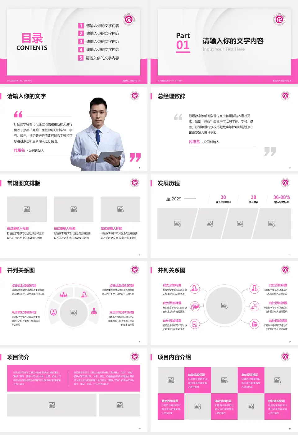 淮北市妇幼保健院医院管理报告PPT模板16:9格式幻灯片预览图2