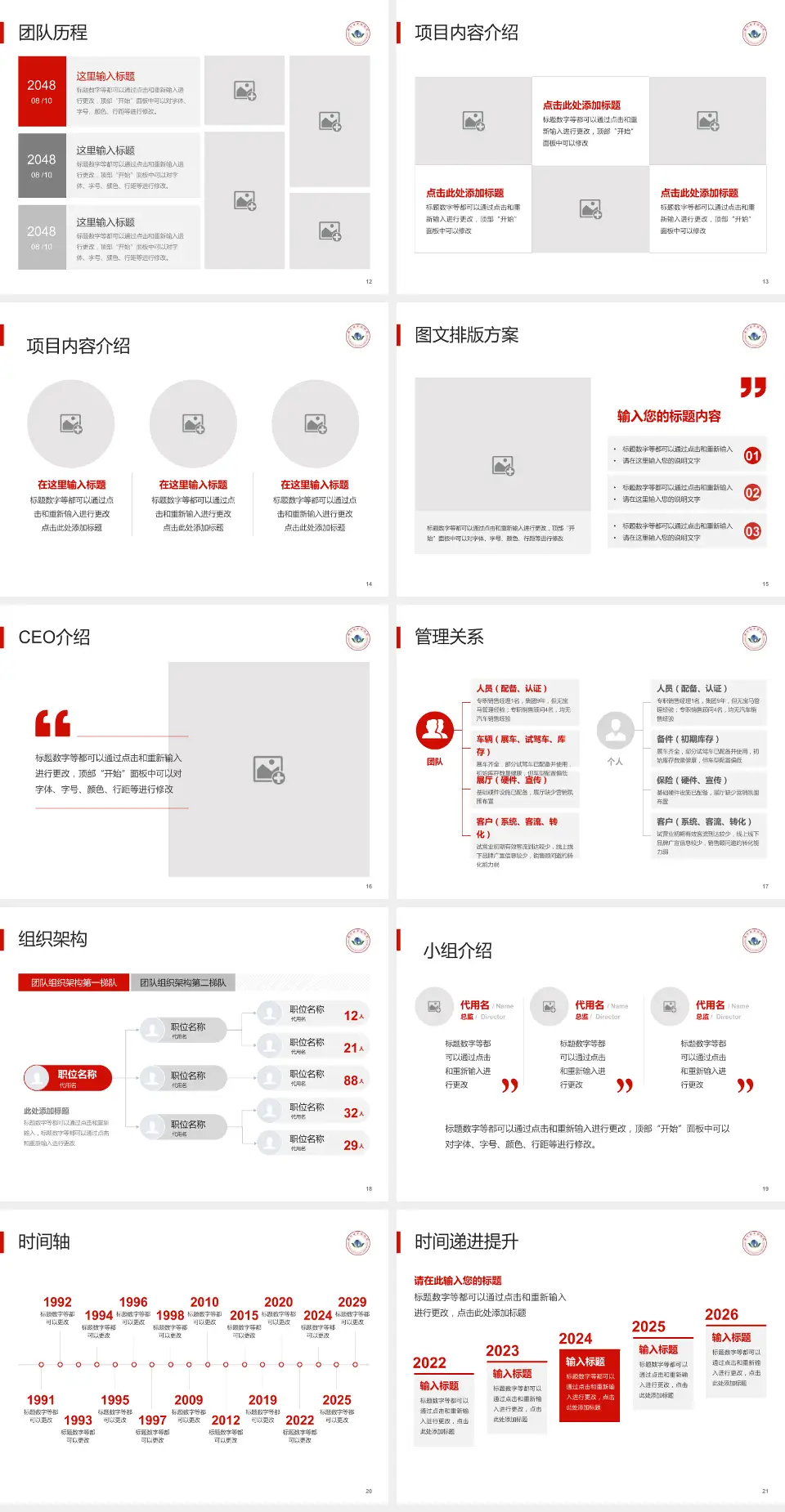 海口市中医院医院管理报告PPT模板4:3格式幻灯片预览图3