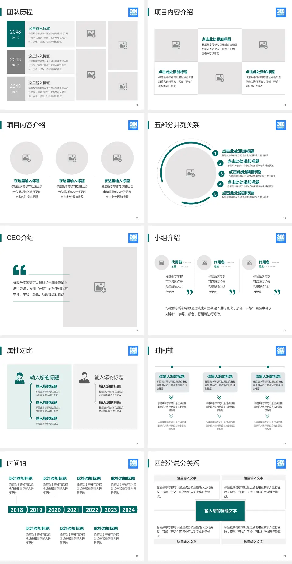 解放军总医院海南医院科研成果展示PPT模板4:3格式幻灯片预览图3