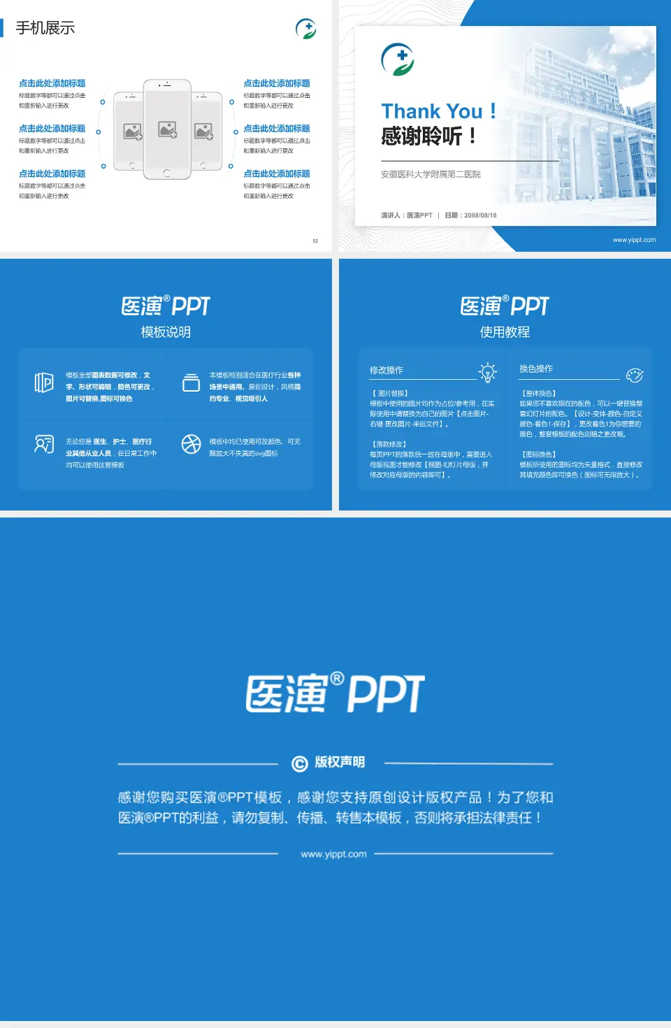 安徽医科大学附属第二医院医院管理报告PPT模板4:3格式幻灯片预览图7
