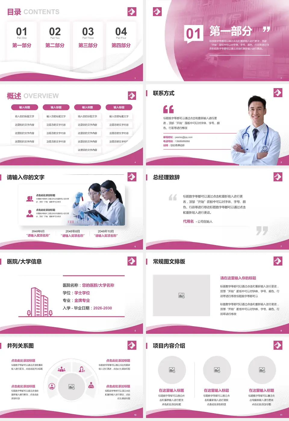 海南省妇幼保健院会议与研讨会PPT模板16:9格式幻灯片预览图2