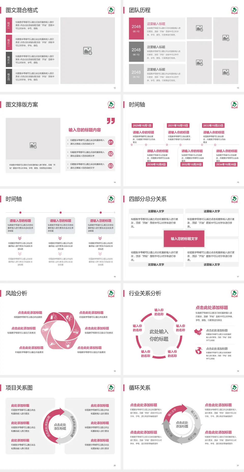 海口市妇幼保健院项目申请与汇报PPT模板4:3格式幻灯片预览图3