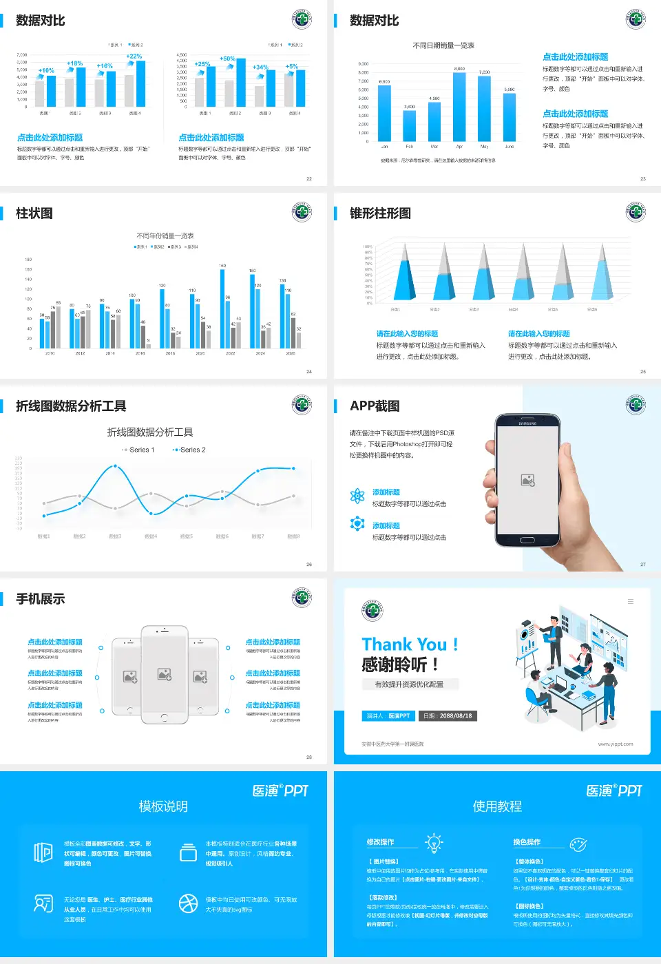 安徽中医药大学第一附属医院财务与预算报告PPT模板16:9格式幻灯片预览图4
