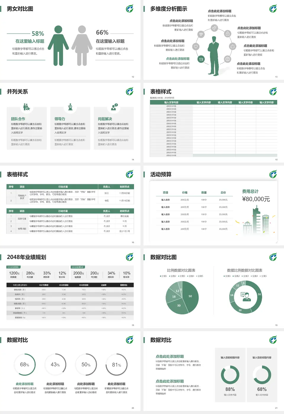 海南省安宁医院财务与预算报告PPT模板16:9格式幻灯片预览图3