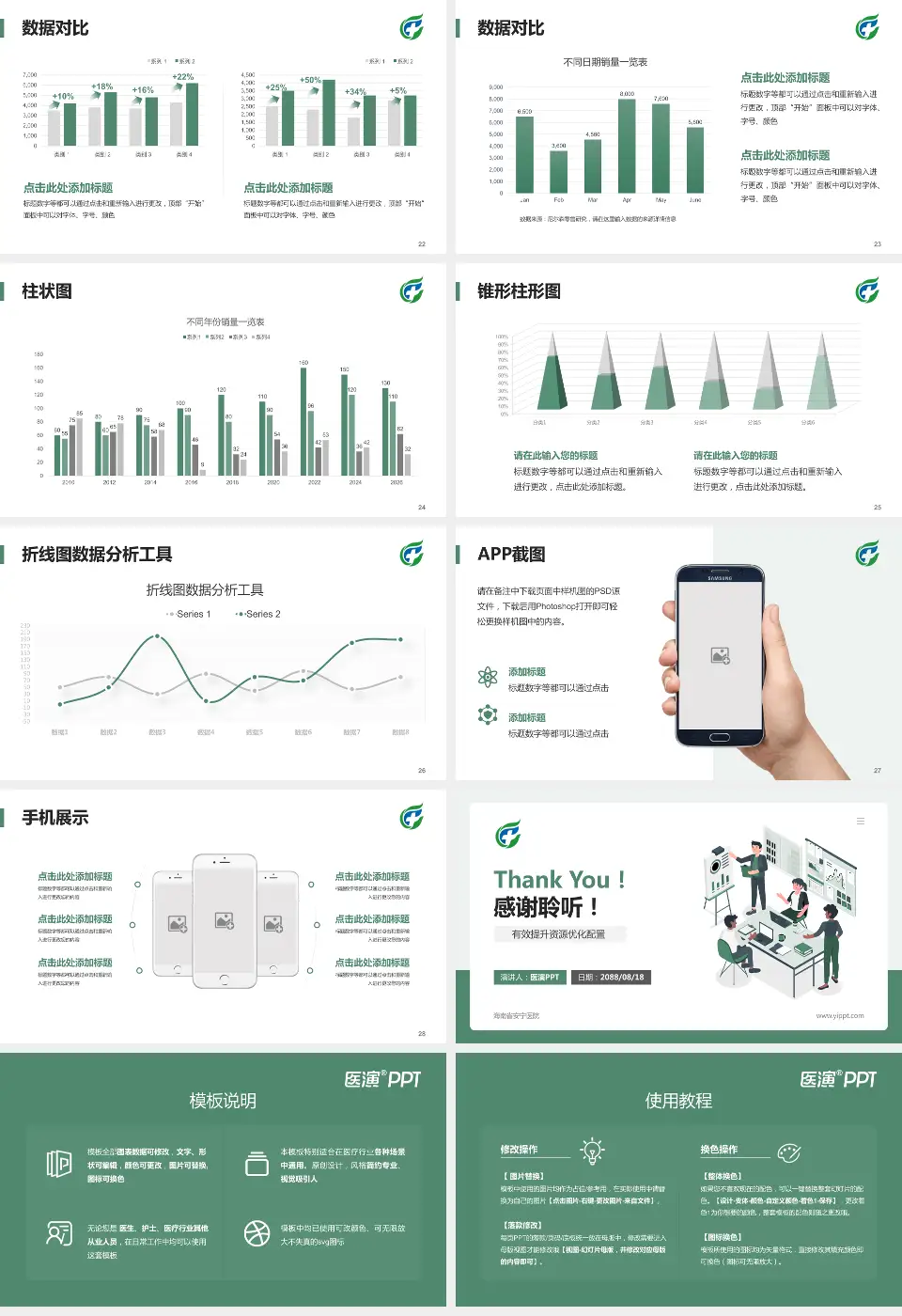 海南省安宁医院财务与预算报告PPT模板16:9格式幻灯片预览图4