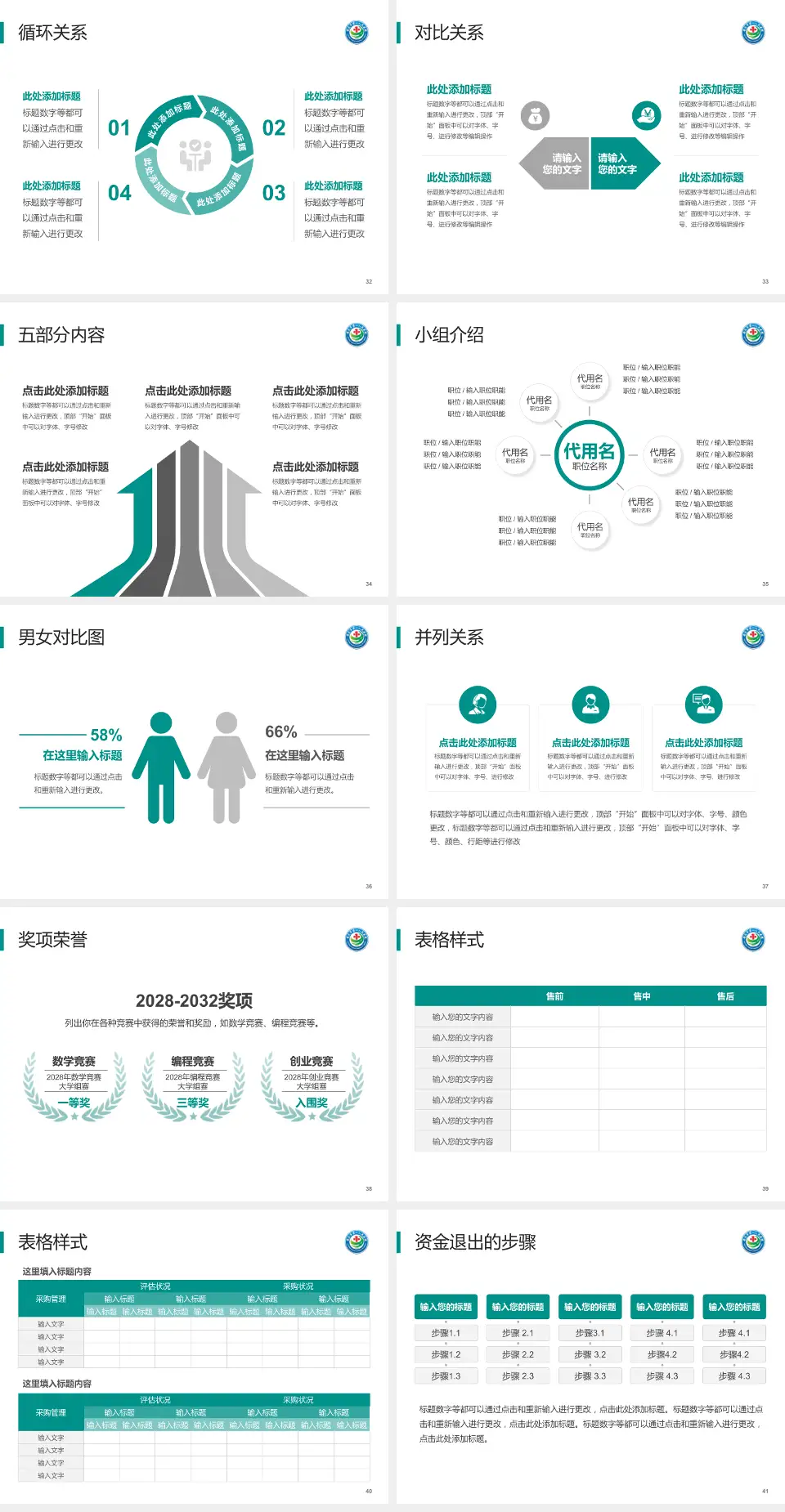 安庆市第一人民医院龙山院区医院简介/日常通用PPT模板4:3格式幻灯片预览图5