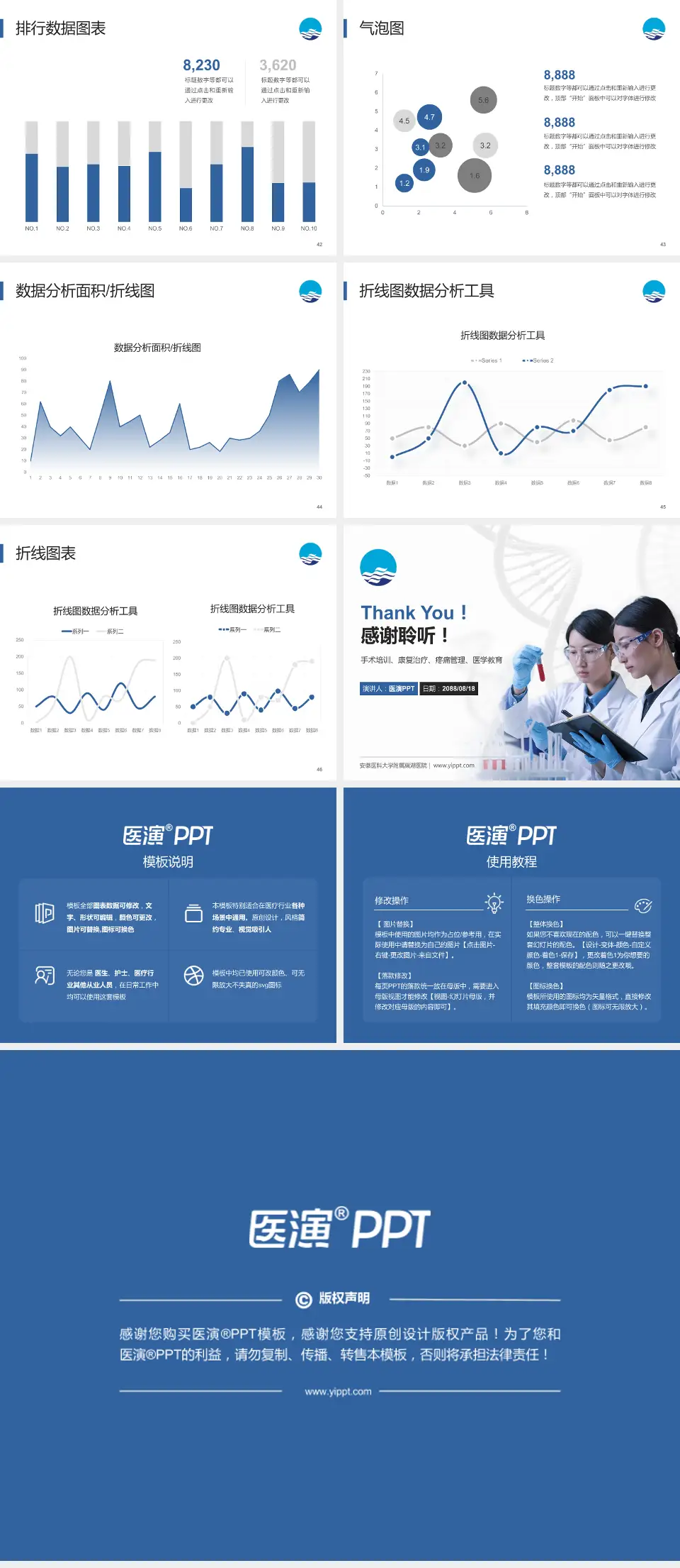 安徽医科大学附属巢湖医院科研成果展示PPT模板4:3格式幻灯片预览图6