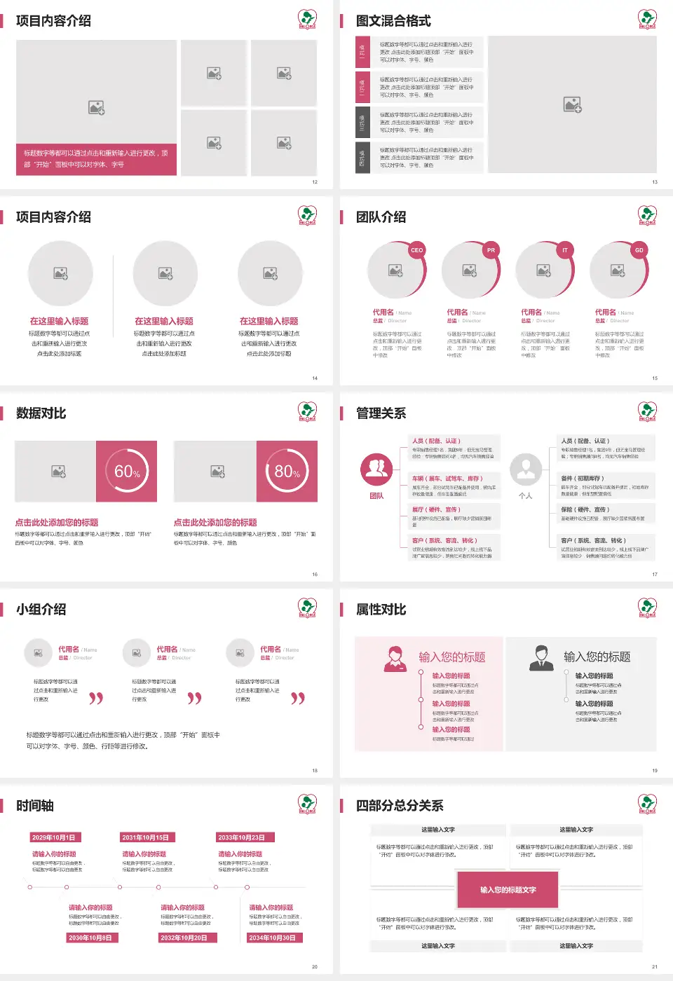海口市妇幼保健院科室介绍与推广PPT模板16:9格式幻灯片预览图3