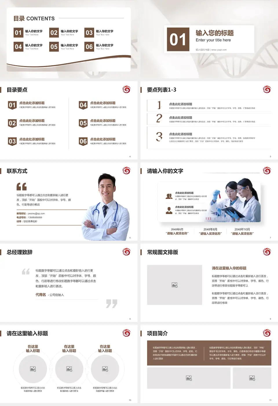 海南省中医院项目申请与汇报PPT模板16:9格式幻灯片预览图2