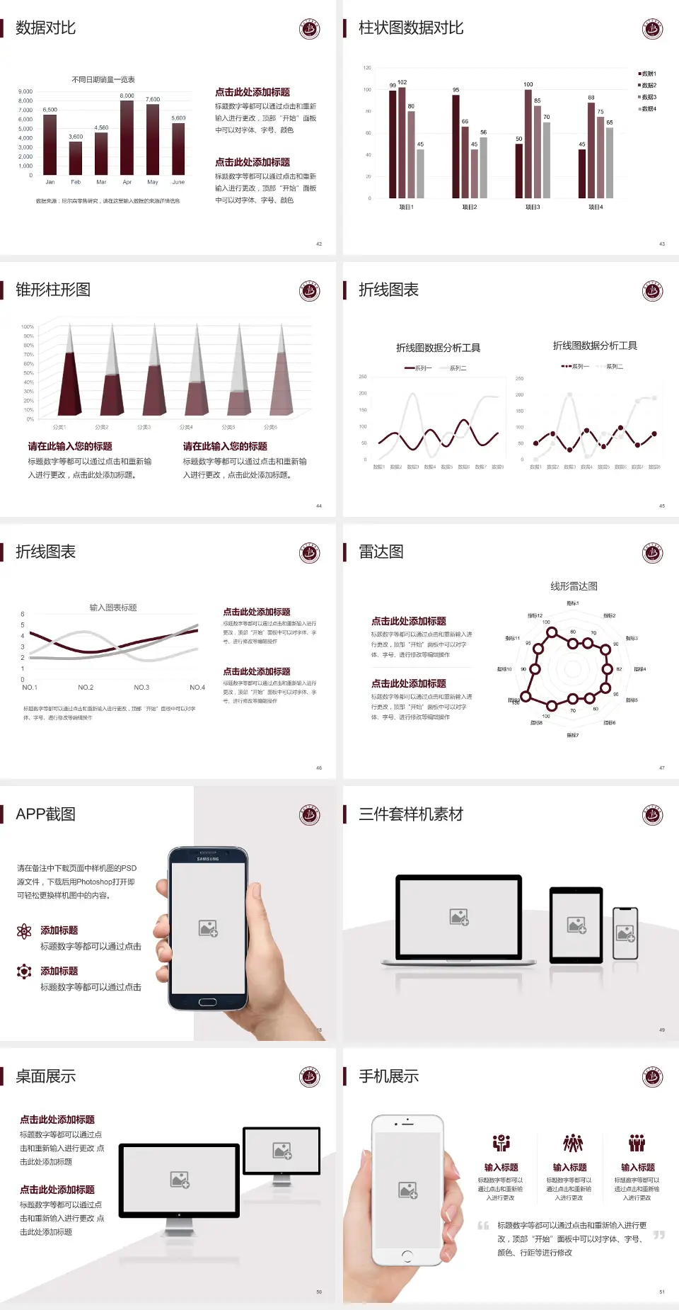 淮北市中医医院医院管理报告PPT模板4:3格式幻灯片预览图6