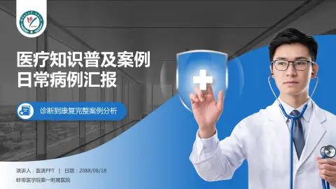 蚌埠医学院第一附属医院医疗知识普及PPT模板