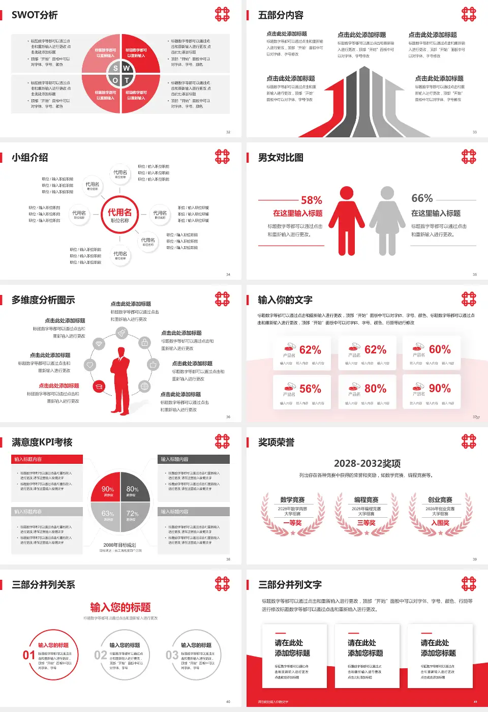琼海市人民医院医疗行业比赛专用PPT模板16:9格式幻灯片预览图5
