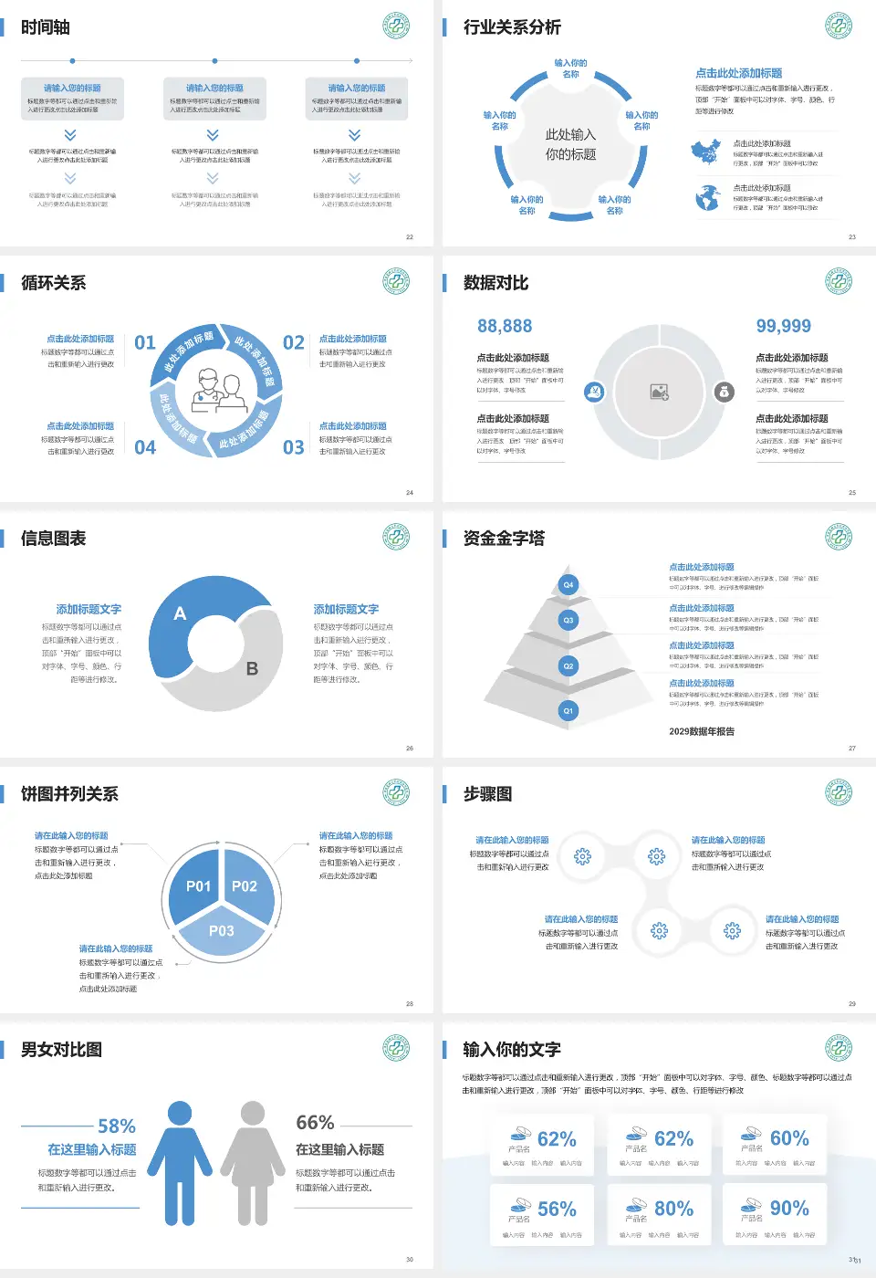 滁州市第一人民医院医院管理报告PPT模板16:9格式幻灯片预览图4