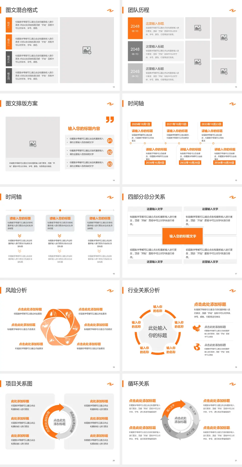 海南省眼科医院项目申请与汇报PPT模板4:3格式幻灯片预览图3